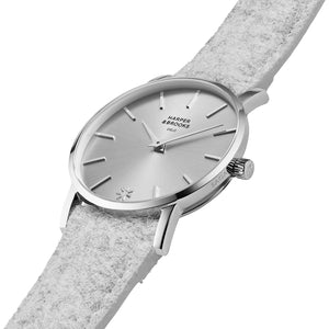 SAGA 28MM WOOL LIGHT GREY Frost / Silver