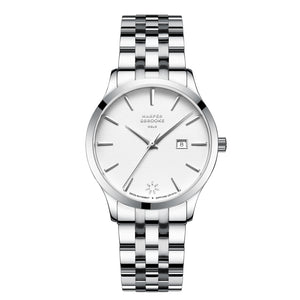 AURORA 34MM LINK SILVER