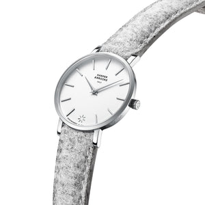 SAGA 32MM WOOL LIGHT GREY White / Silver