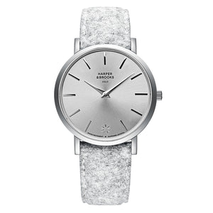 SAGA 28MM WOOL LIGHT GREY Frost / Silver