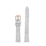 14MM LIGHT GREY WOOL Rose Gold Buckle For Saga Watches