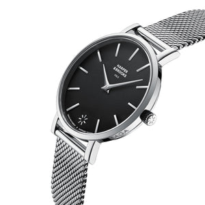 SAGA 32MM MESH SILVER Black / Silver