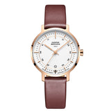 Bauhaus 28mm Rose Gold/Red