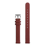 14MM Italian Vegetable Tanned Leather Strap Silver Buckle Fits All 32MM Watches