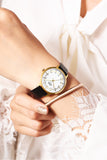 Bracelet Watch Set ,Bauhaus 32mm Gold/Black