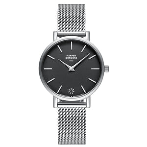 SAGA 32MM MESH SILVER Black / Silver