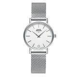 SAGA 28MM MESH SILVER White / Silver