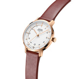 Bauhaus 28mm Rose Gold/Red