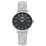 SAGA 28MM WOOL LIGHT GREY Black / Silver