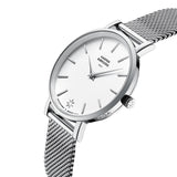 SAGA 32MM MESH SILVER White / Silver